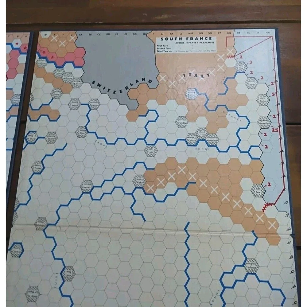 *Board Only* D-Day Avalon Hill Board Game Board Only